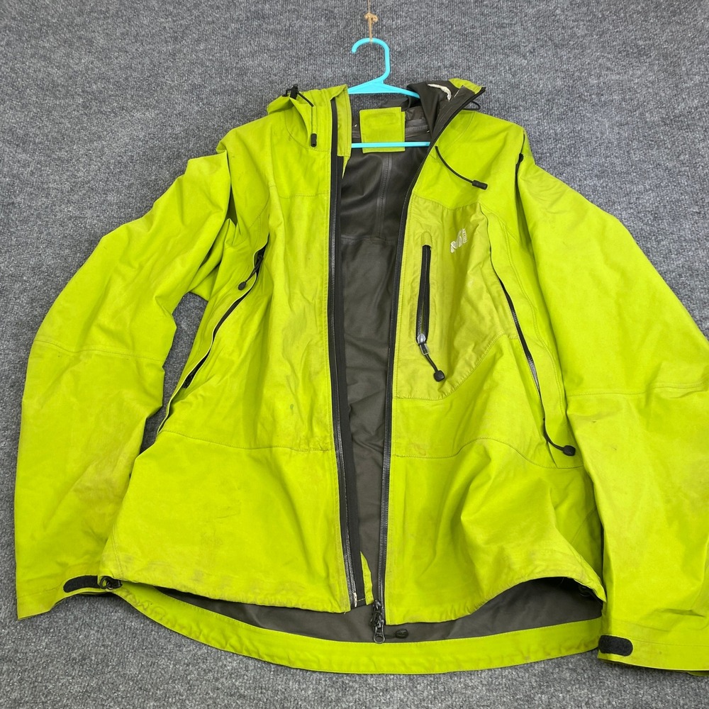 Millet Aerial Max Gore-Tex Paclite Shell Jacket Mens Lime Green MIV3094 Hooded